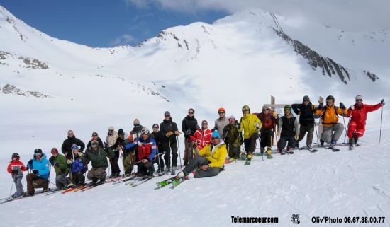 Telemark Orcières 1850  le 18/04/09